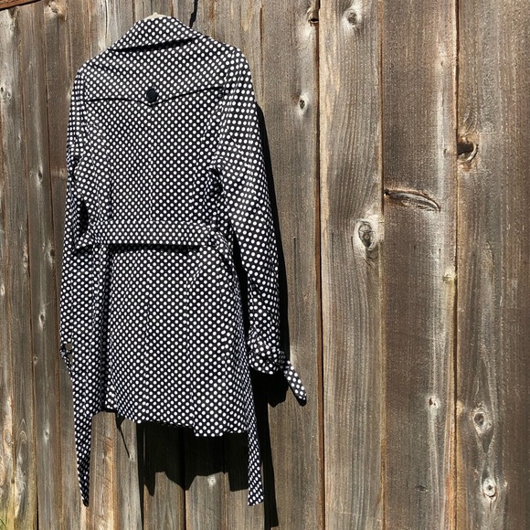 Vertigo Paris polka dot trench coat size medium - Picture 12 of 16
